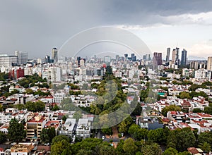 Mexico City panoramic view - Polanco Reforma