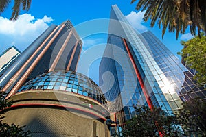 Mexico City stock exchange in Mexico located in financial center of Paseo de la Reforma