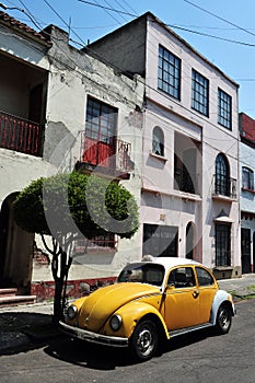 México la ciudad calles escena 