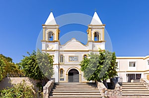 Mexico, colonial streets and colorful architecture of San Jose del Cabo in historic center photo