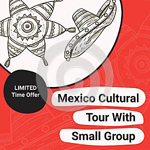 Mexico cultural tour with small group, guide offer