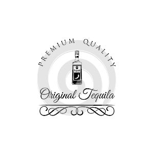 Mexico doodle tequila for web, posters, banner and other. Vector illustration isolated on white
