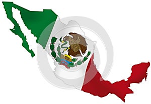 México bandera 