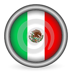 Mexico flag button