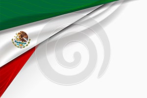 Mexico flag color background concept