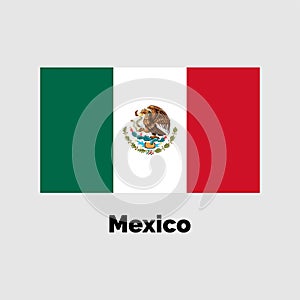 Mexico flag design vector illustration