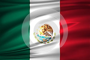 Mexico flag illustration