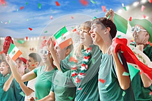 Mexico football team supporter on stadium