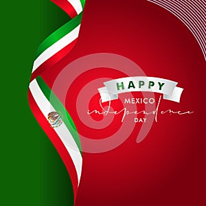 Mexico Independence Day Vector Design Illustration For Celebrate Moment