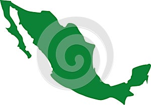 Mexico map vector