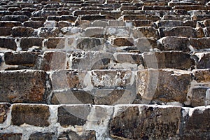 Mexico Oaxaca Monte Alban pyramide steps texture photo