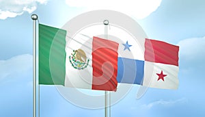 Mexico and Pakistan Flag Together A Concept of Relations