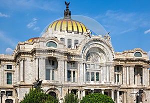 Mexico, Palace of Fine Arts Palacio de Bellas Artes near Mexico City Zocalo Historic Center