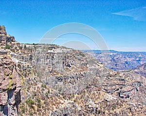 Mexico, Scenic landscapes of the famous Copper Canton Barranca del Cobre photo