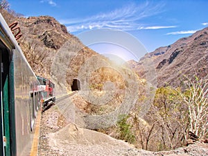 Mexico, Scenic landscapes of the famous Copper Canton Barranca del Cobre