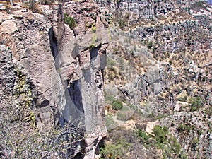 Mexico, Scenic landscapes of the famous Copper Canton Barranca del Cobre