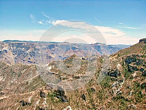 Mexico, Scenic landscapes of the famous Copper Canton Barranca del Cobre