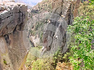 Mexico, Scenic landscapes of the famous Copper Canton Barranca del Cobre