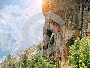 Mexico, Scenic landscapes of the famous Copper Canton Barranca del Cobre