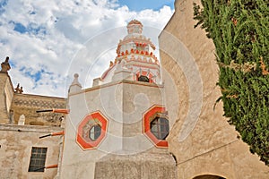 Mexico, Tepotzotlan,  Francisco Javier Church in historic city center photo