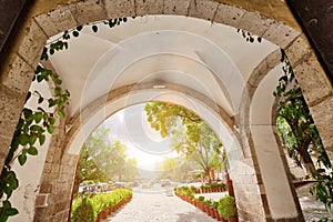 Mexico, Tepotzotlan,  Francisco Javier Church in historic city center photo