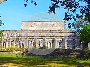 Mexico, Yucatan, Chichen Itza, El Castillo Kukulcan pyramid