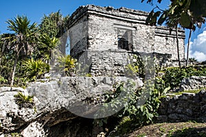 Mexico yucatan Tulum maya ruins