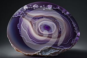 Mexicos purple Luna agate