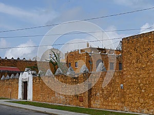 Mexiko houses colonial old stil Merida