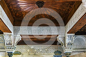 Mexuar Hall in Alhambra palace, Granada, Spain