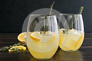 Meyer Lemon and Thyme Bees Knees