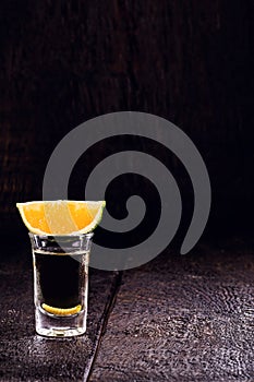 Mezcal or mescal is an exotic distilled alcoholic drink, produced from the fermented juice of the agave, consumed with orange,