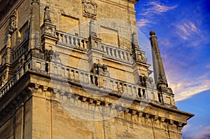 Mezquita Cathedral at a bright sunny day in the heart of histo