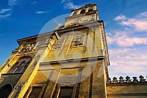 Mezquita Cathedral at a bright sunny day in the heart of histo