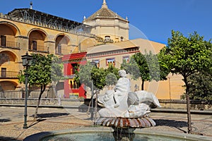 Mezquita Cathedral at a bright sunny day in the heart of histo