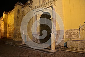 Mezquita Cathedral of Cordoba at night