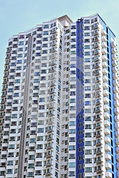 Mezza residences facade in Quezon City, Philippines