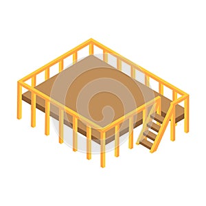 Mezzanine vector illustration