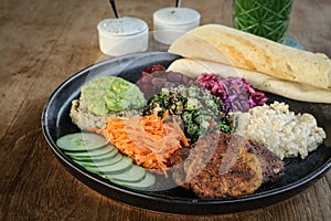 Mezze Platter with hummus photo