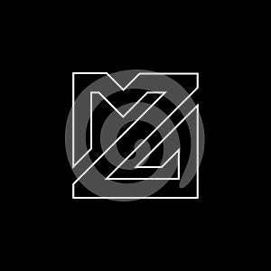 MG Letter Logo Design. Initial letters MG logo icon. Abstract letter MG M G minimal logo design template. M G letter design vector