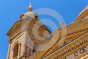 Mgarr Church	Tower Detail