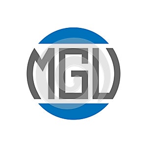 MGV letter logo design on white background. MGV creative initials circle logo concept. MGV letter design