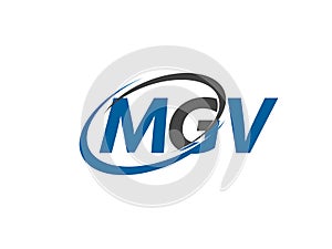 MGV logo, design, vector illustration