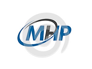 MHP letter creative modern elegant logo design