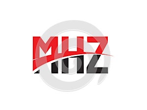 MHZ Letter Initial Logo Design