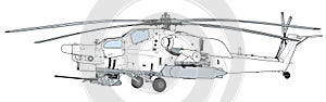 Mi 28 Havoc military attack combat helicopter