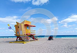 Miami Beach Florida, lifeguard house