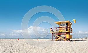 Miami Beach Florida, lifeguard house