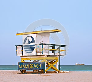 Miami beach Florida lifeguard house