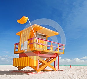 Miami Beach Florida, lifeguard house